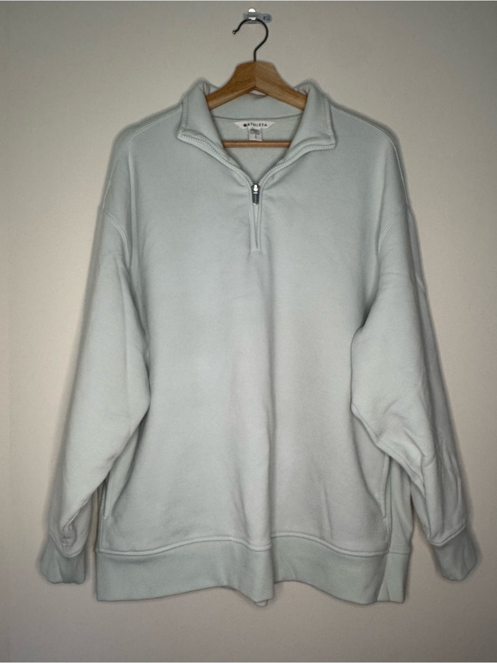 Athleta Mint Green Cozy Pullover Hoodie